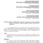 Richiesta d’informazioni per l’accesso ai programmi di screening organizzati dall’ASP di Caltanissetta e rivolti alla popolazione residente nella provincia di Caltanissetta
